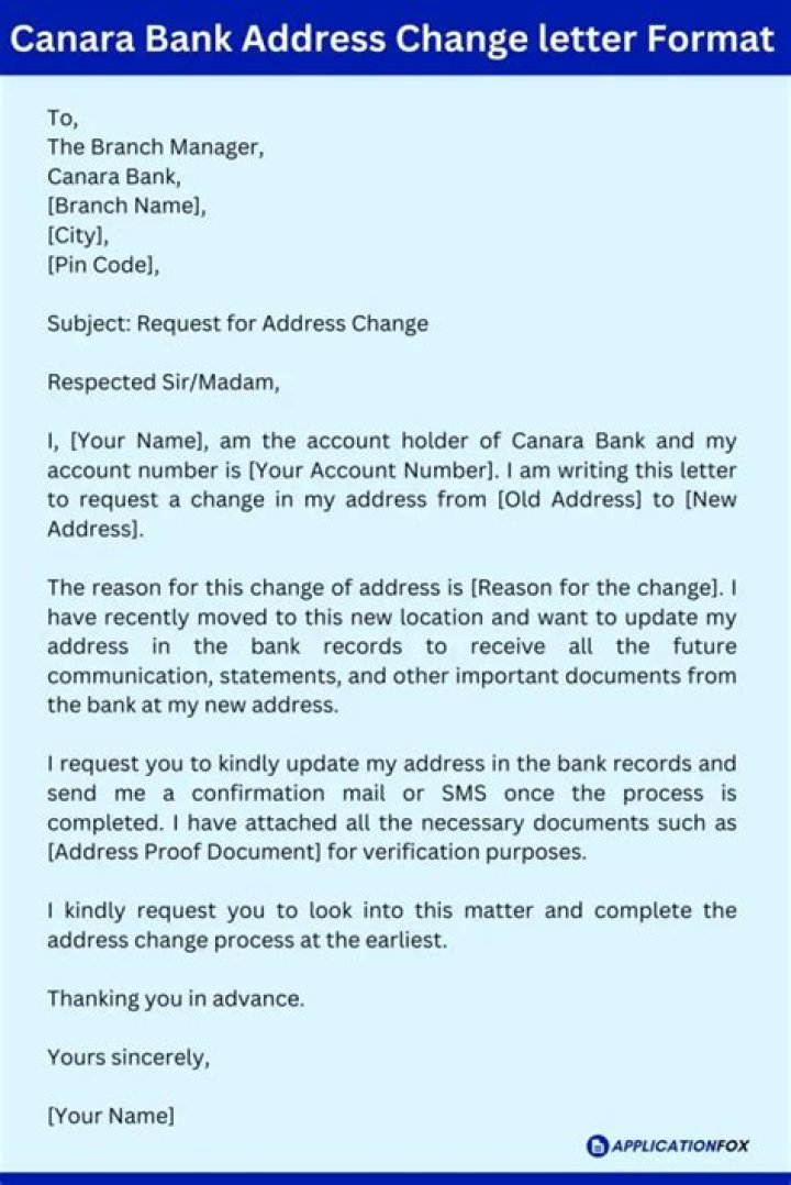 Can I change my address in bank account online?