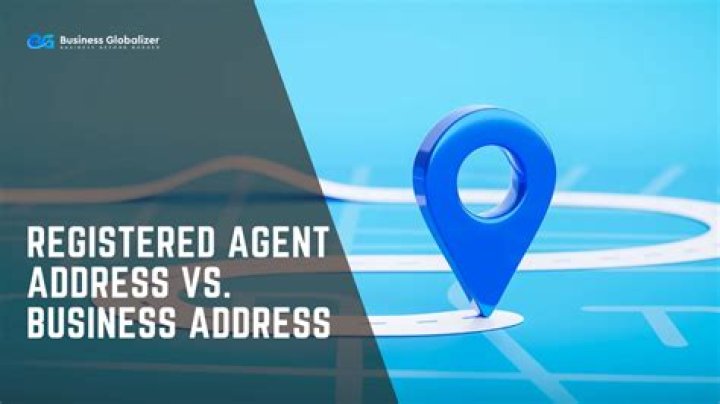Can I use my registered agent address as my business address?