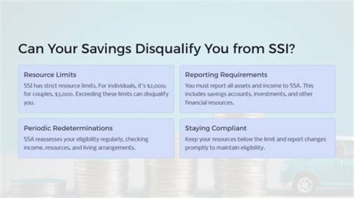 How much can someone on SSI have in their bank account?