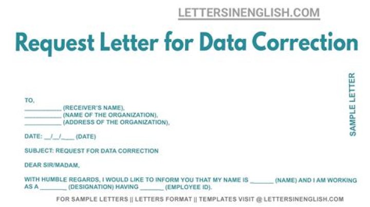 How to write a letter requesting correction on taxes?