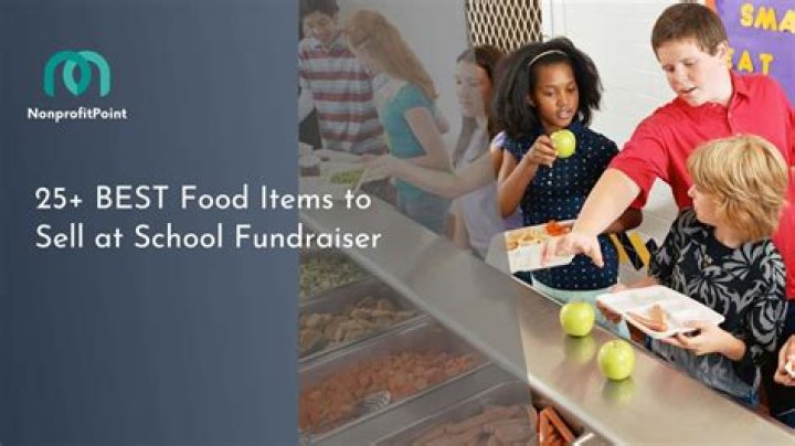 What food can you sell at a fundraiser?
