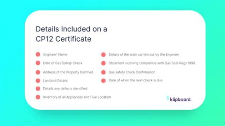 What is a CP12 form?