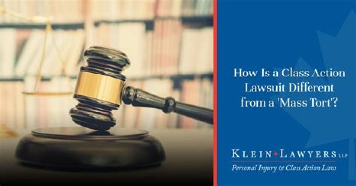 What is the difference between class action and lawsuit?