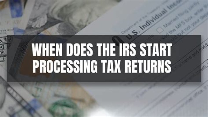 When does the IRS start processing tax returns?