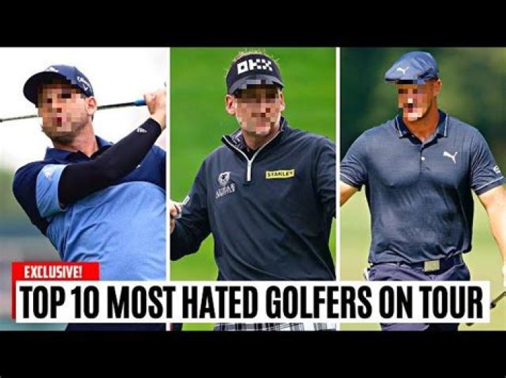 Who is the most disliked golfer on the PGA Tour?